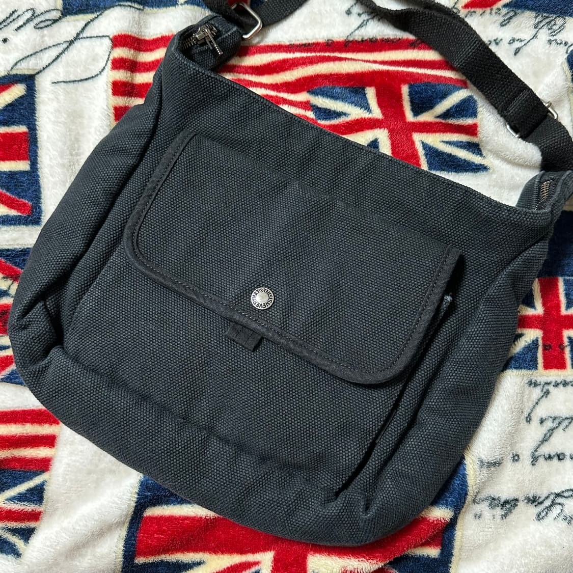 [새상품] 디스이즈네버댓 디네댓 워싱 캔버스 크로스백 가방 블랙 상품이미지2