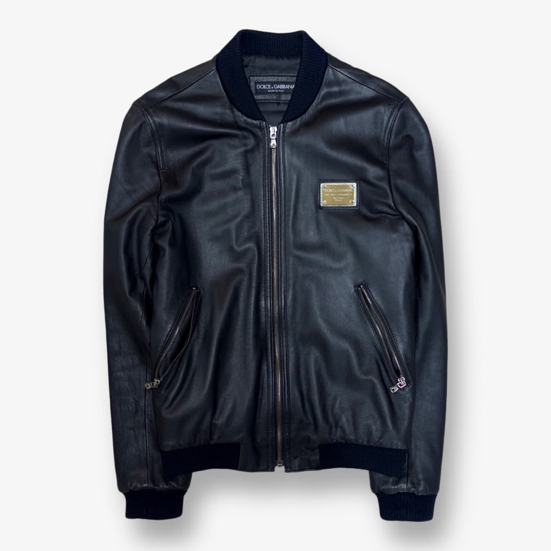 [46] Dolce & Gabbana Leather Jacket 상품이미지1