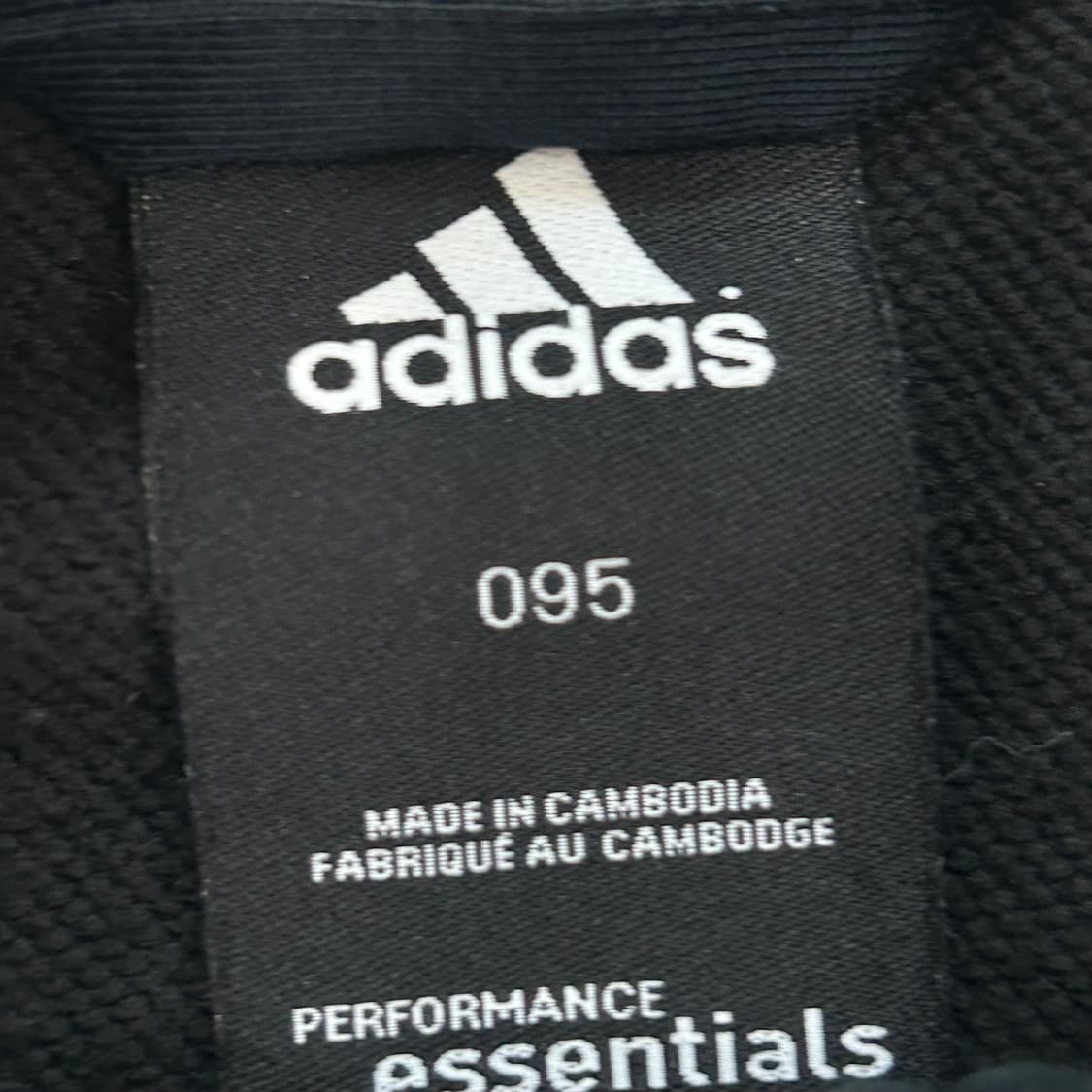 Adidas 아디다스 삼각로고 코튼 네이비 져지 상품이미지5