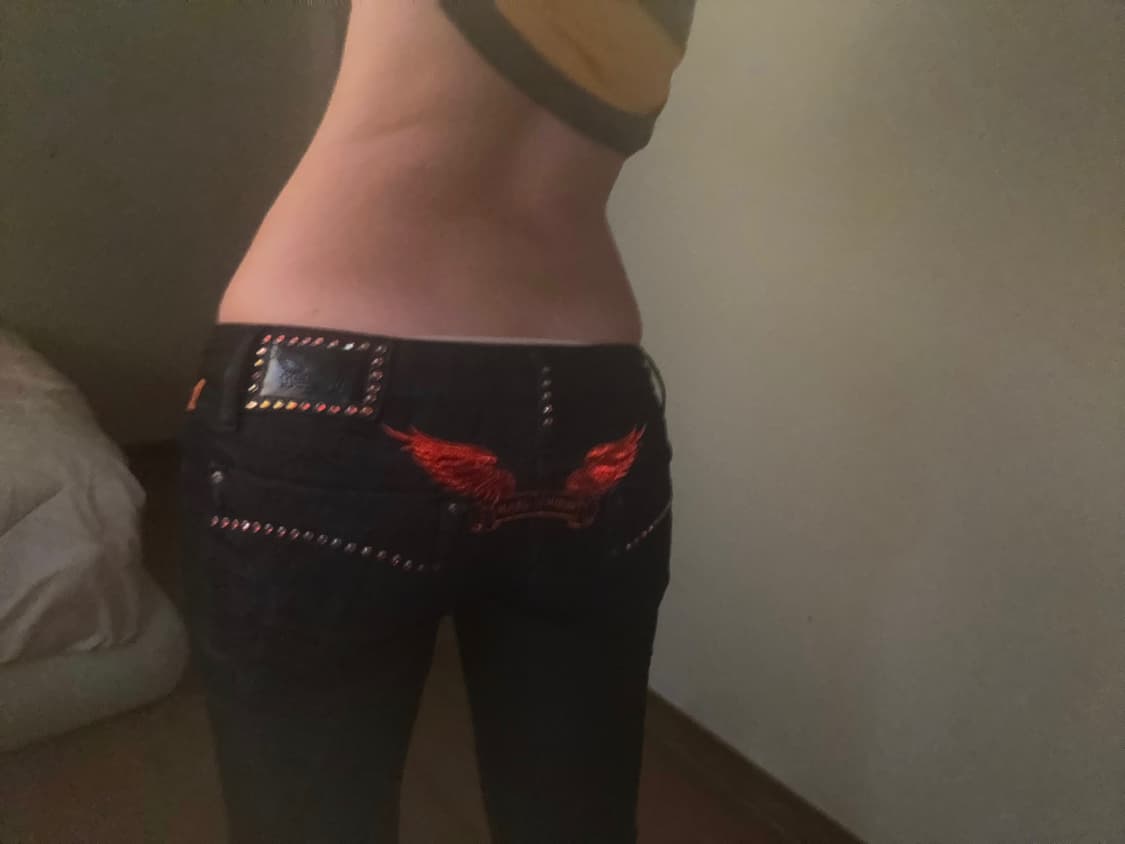 로빈스진 큐빅 데님 팬츠 상품이미지1