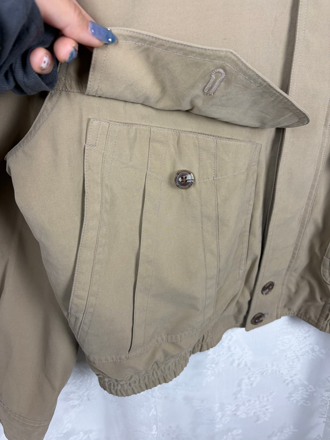 Bayronald Two-Tone Collar Blouson 상품이미지4