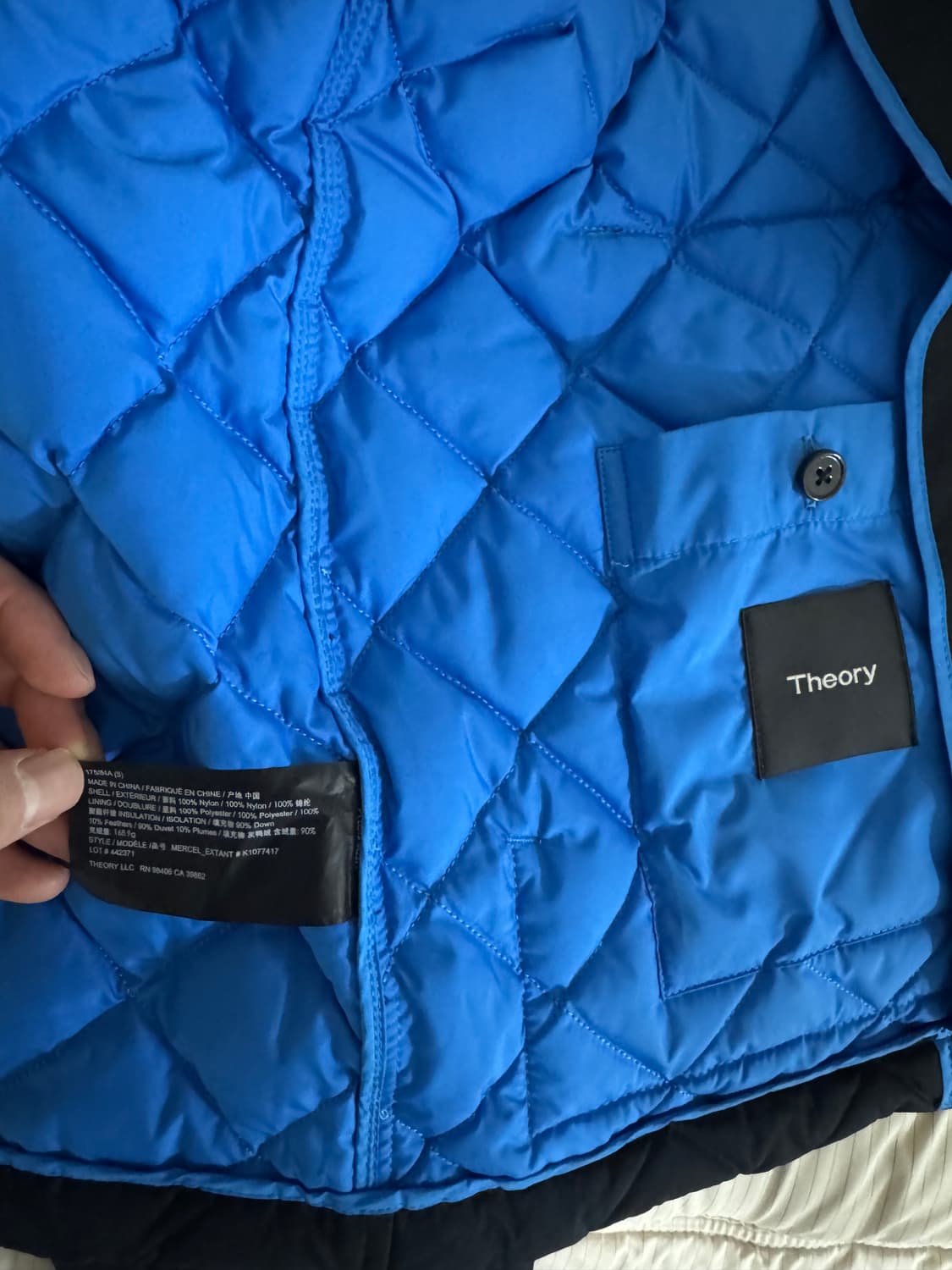 띠어리 Theory 남성 퀼팅 자켓 상품이미지4