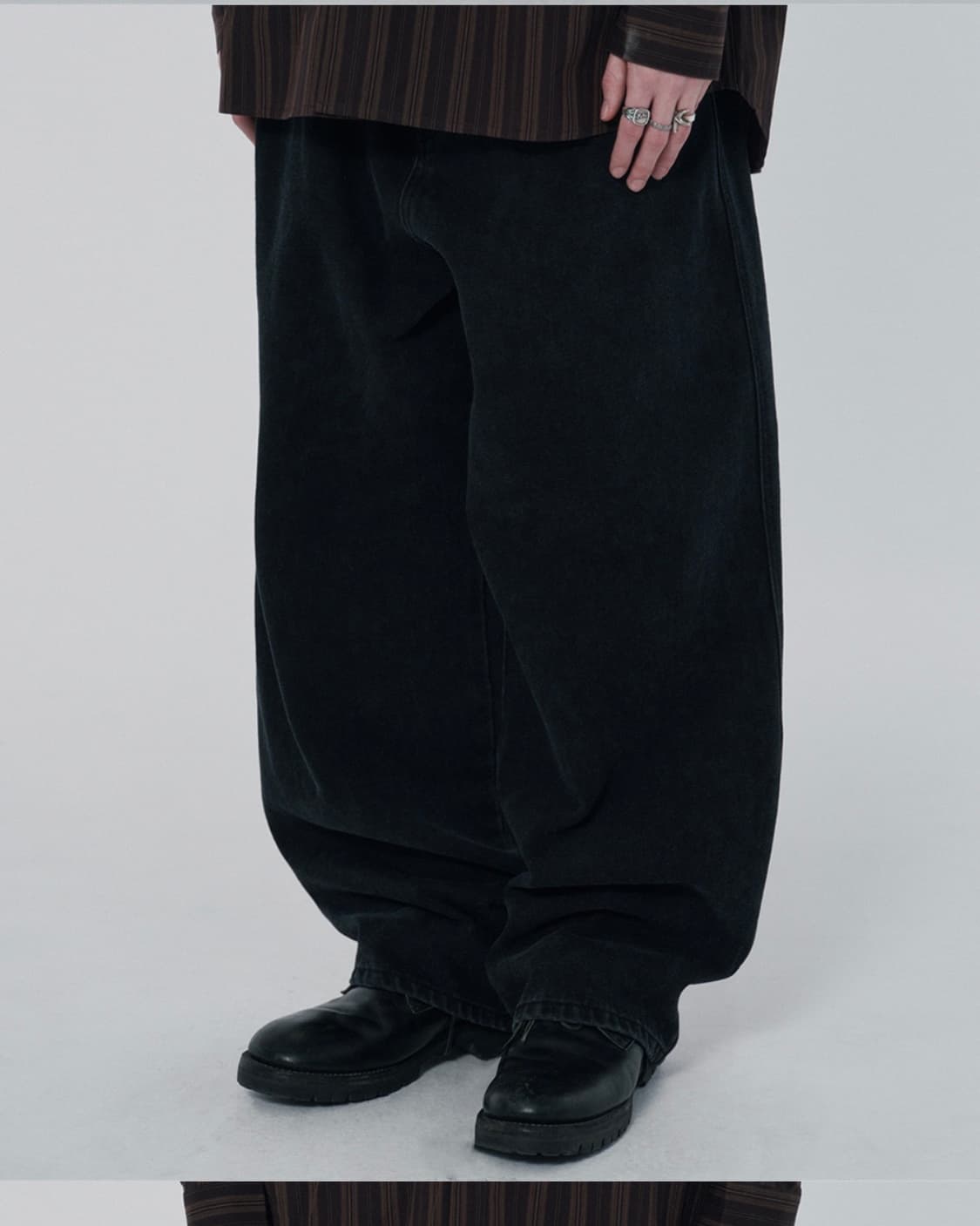 스웨이드 컨투어 포켓 데님 블랙 L CONTOUR POCKET DENIM 상품이미지3