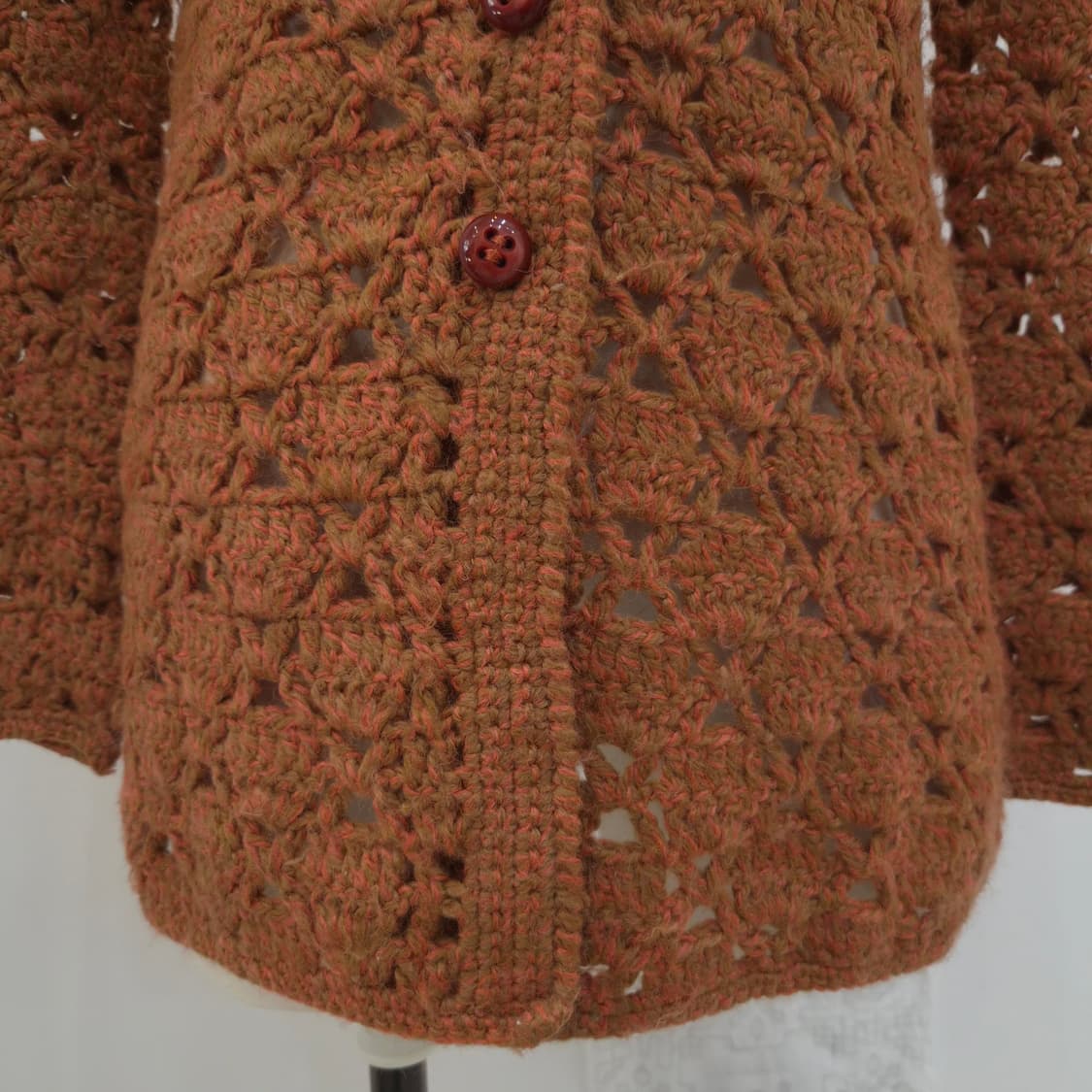 핸드메이드 크로셰 니트 롱 가디건 상품이미지4