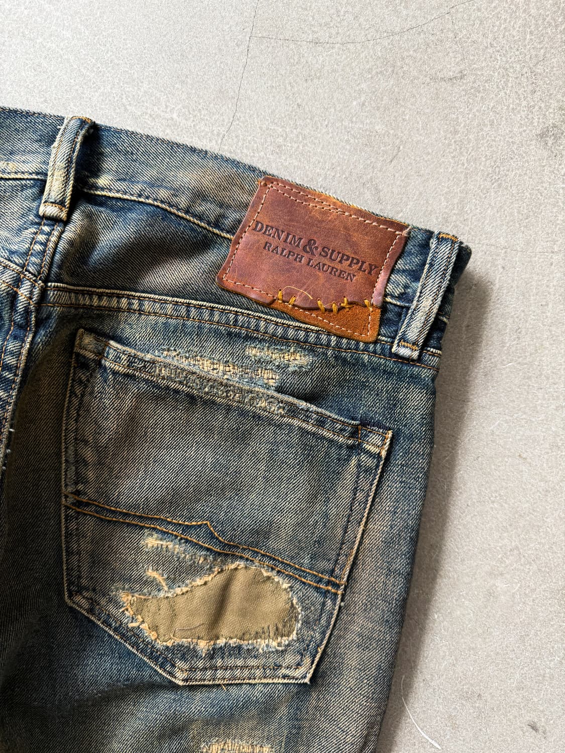 Denim and Supply Distressed Denim Pants 상품이미지7