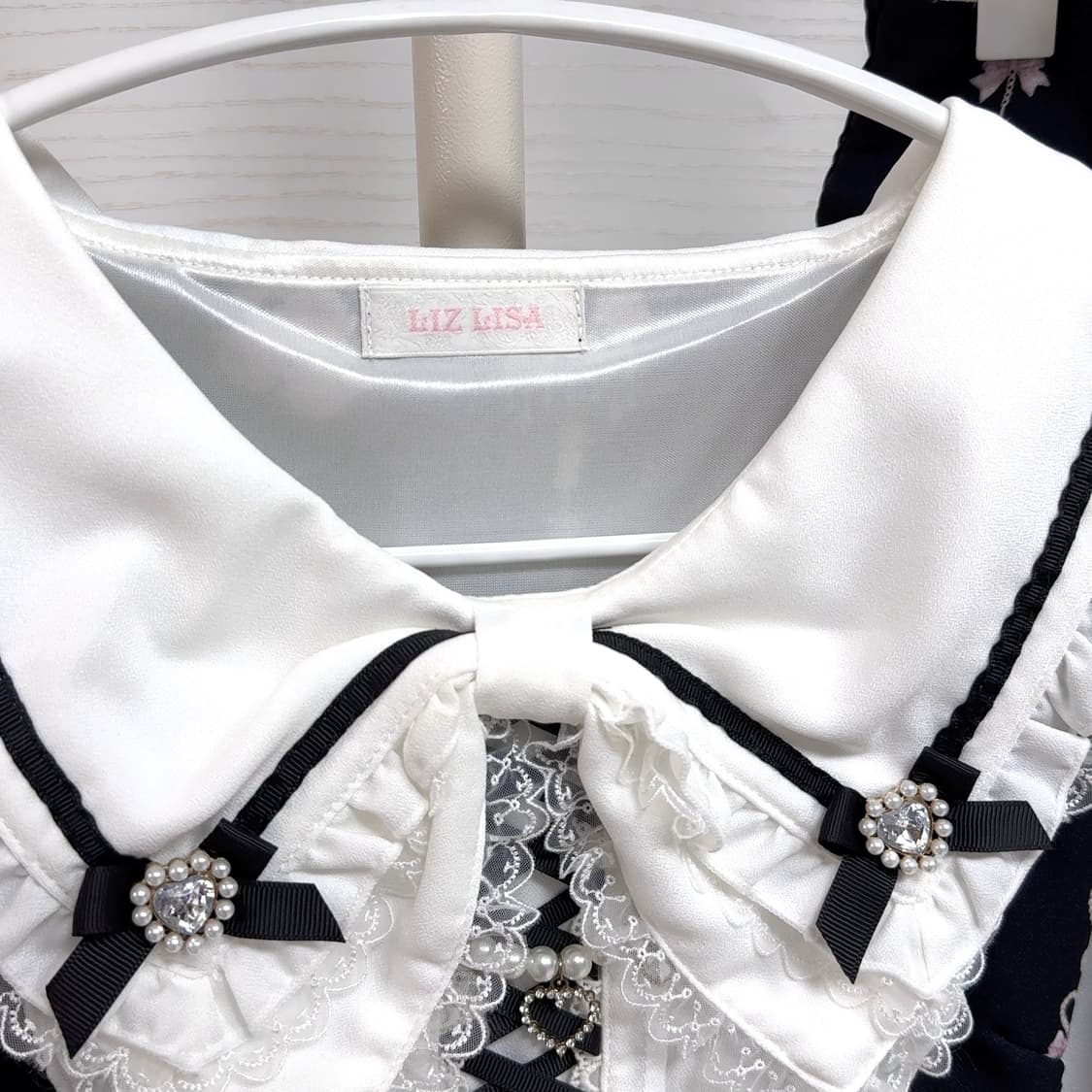 lizlisa 리즈리사 로맨틱 코스메틱 셋업 블랙 양산형 지뢰계 일브 상품이미지2