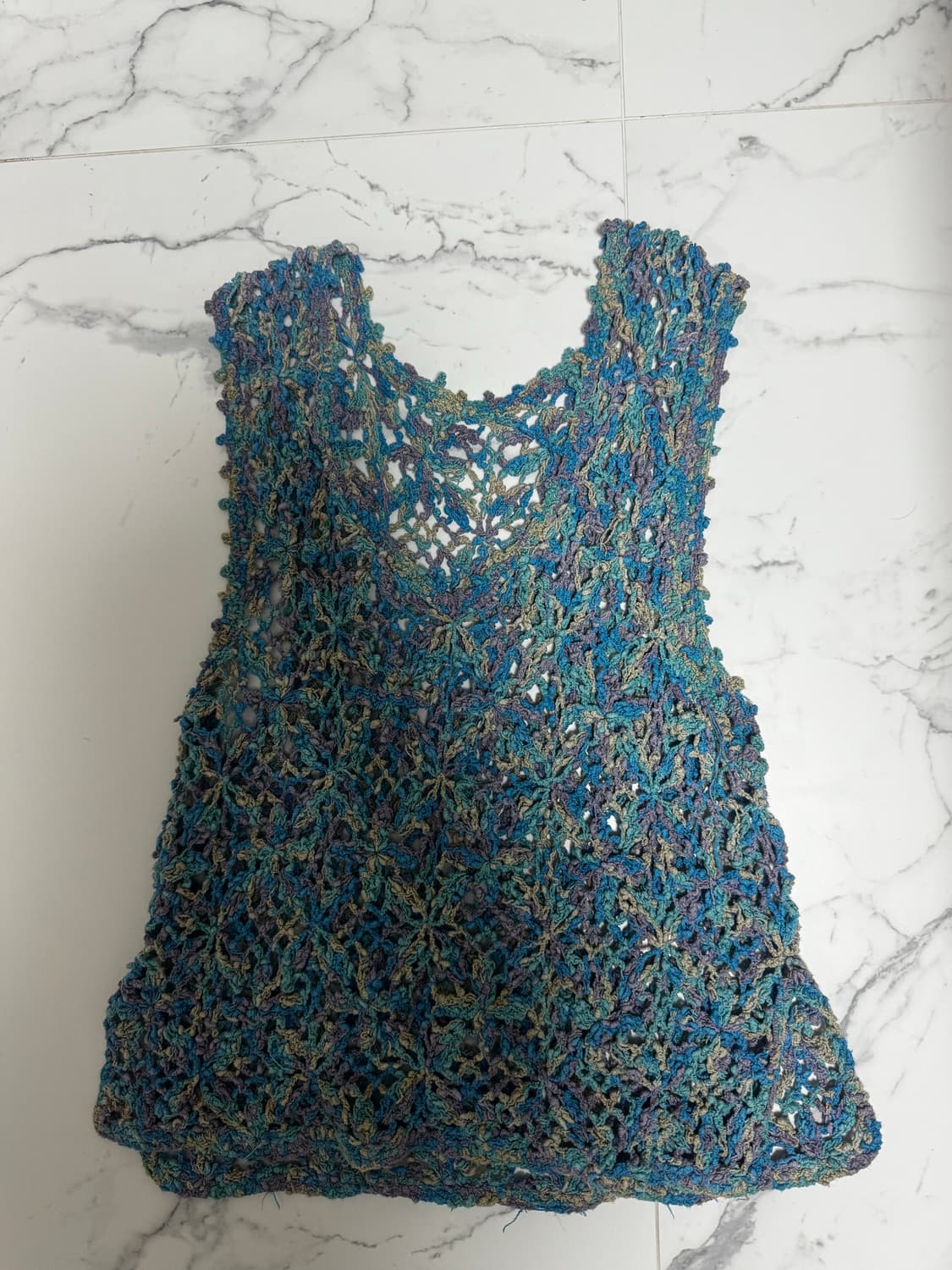 빈티지 하구미 모리걸 니트 슬리브리스 상품이미지3