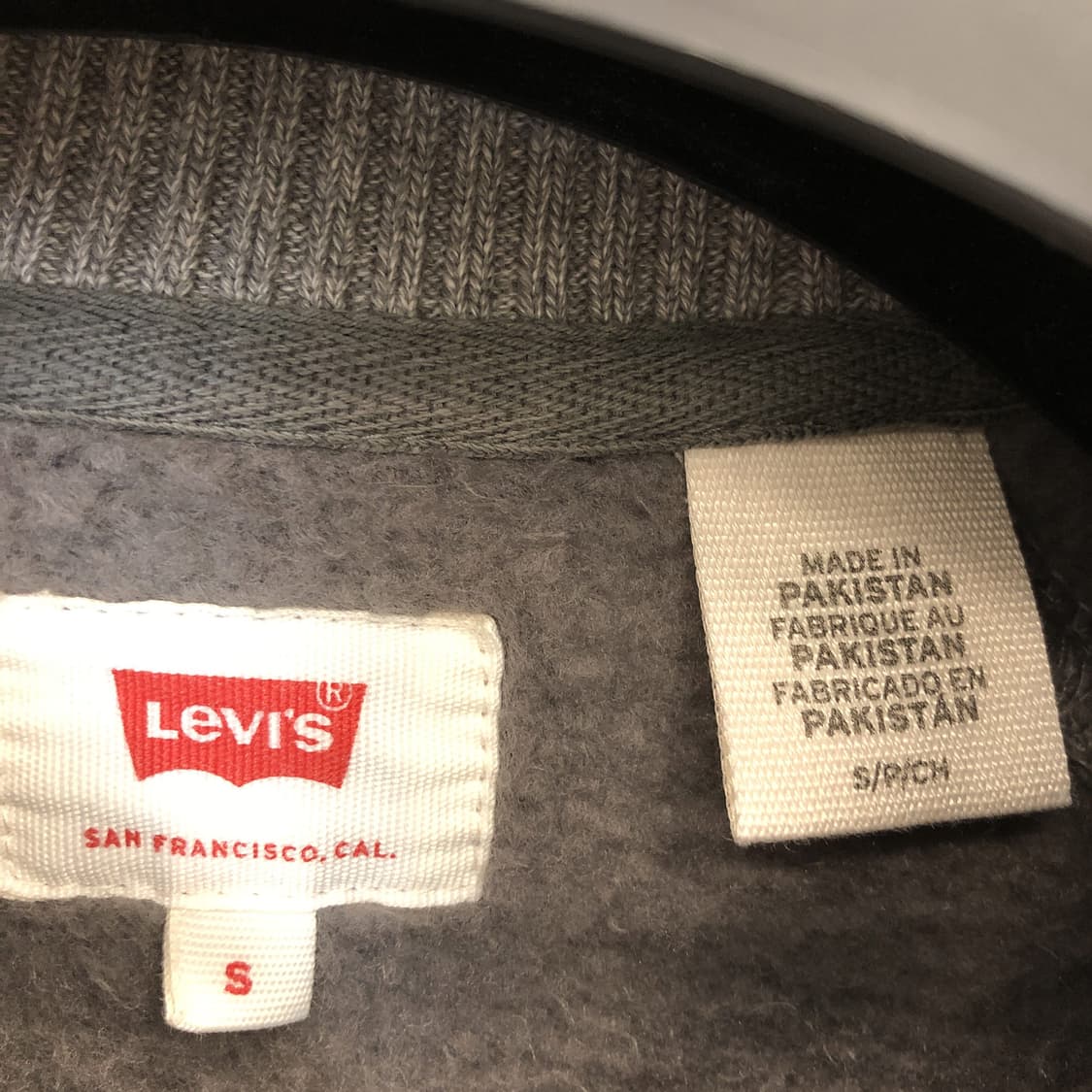 리바이스 바시티 기모 블루종점퍼 S 레드탭  상품이미지5