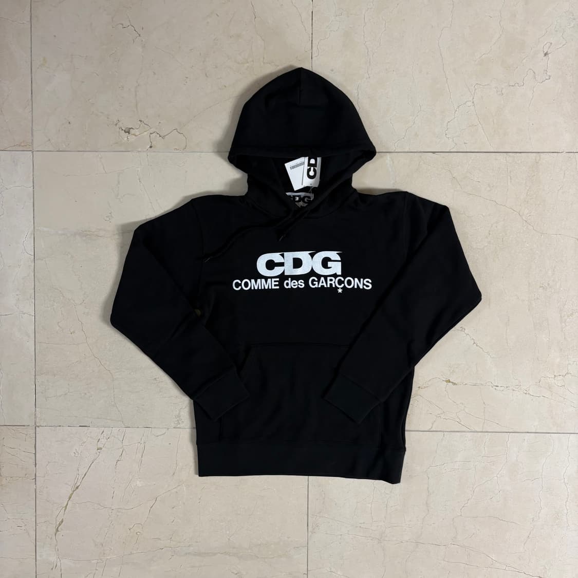 CDG Hoddie Sweatshirt Black 상품이미지1