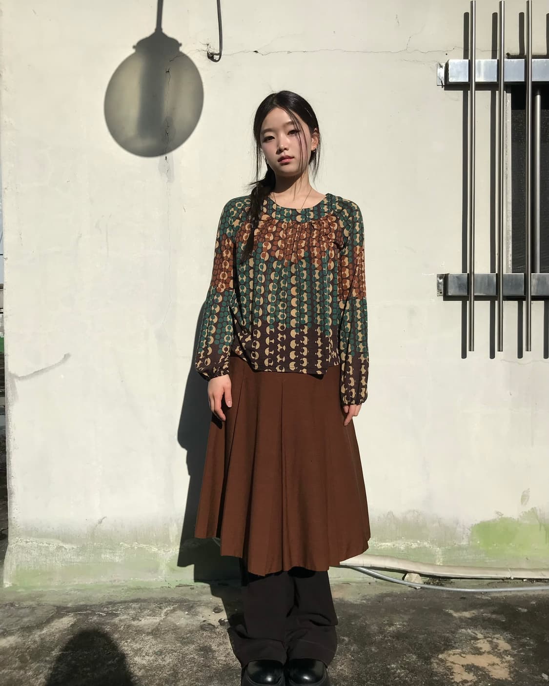 도트 패턴 블라우스  상품이미지5