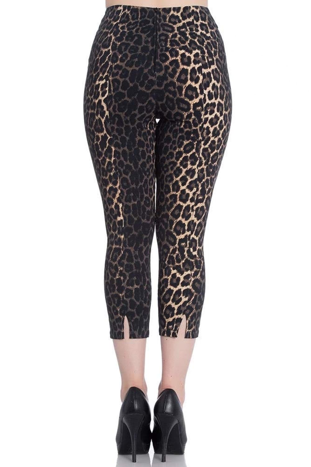 hell bunny 판테라 레오파드 카프리 팬츠 상품이미지1