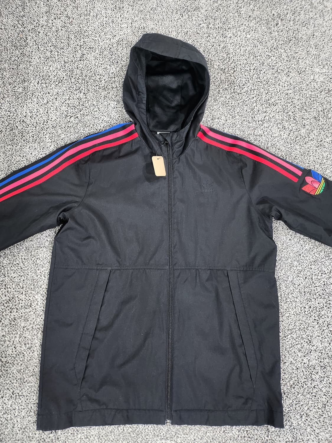 아디다스(Adidas) 멀티컬러 후드 집업 재킷(14-15세) 상품이미지1