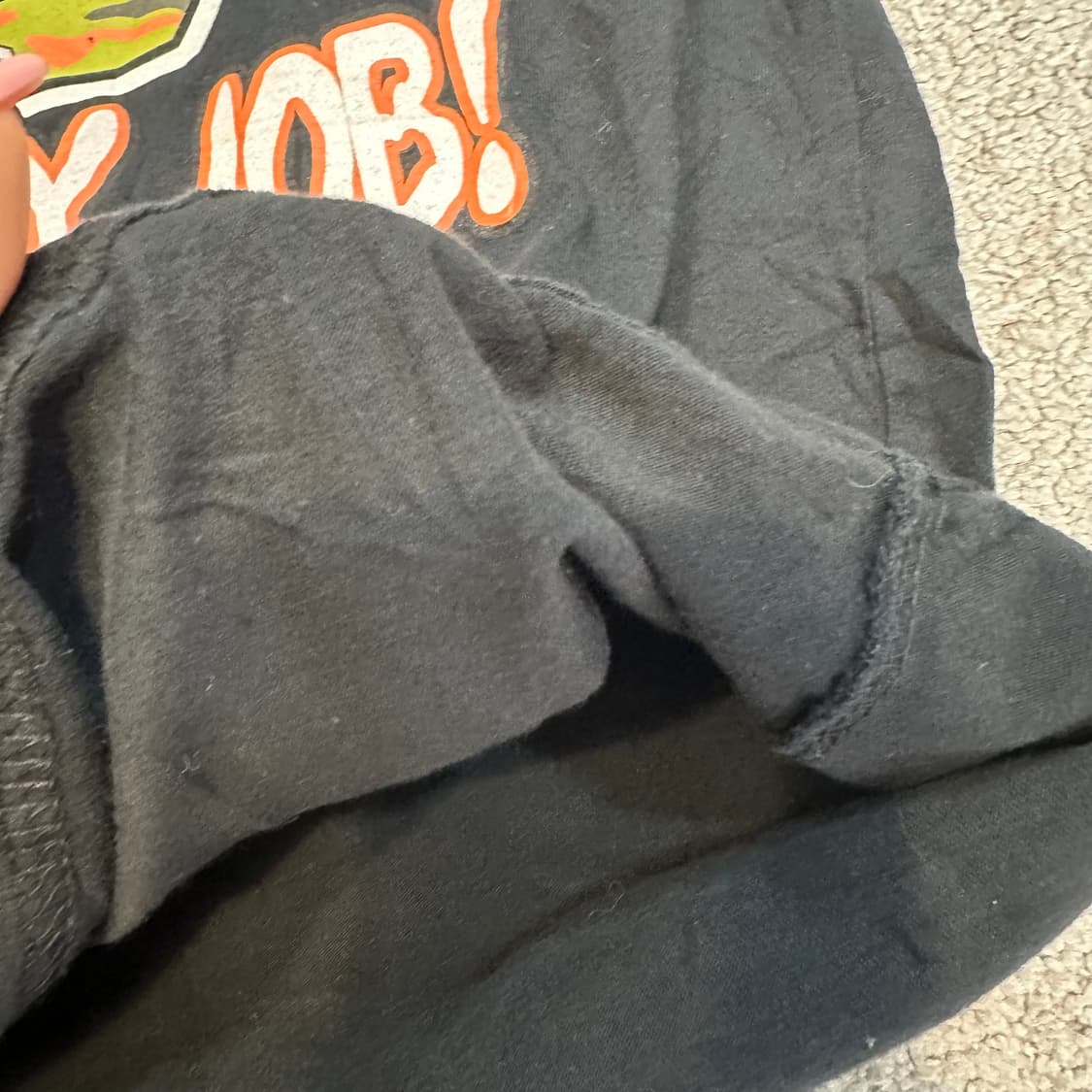 빈티지 퍼니 미디크롭 반팔티M 상품이미지5