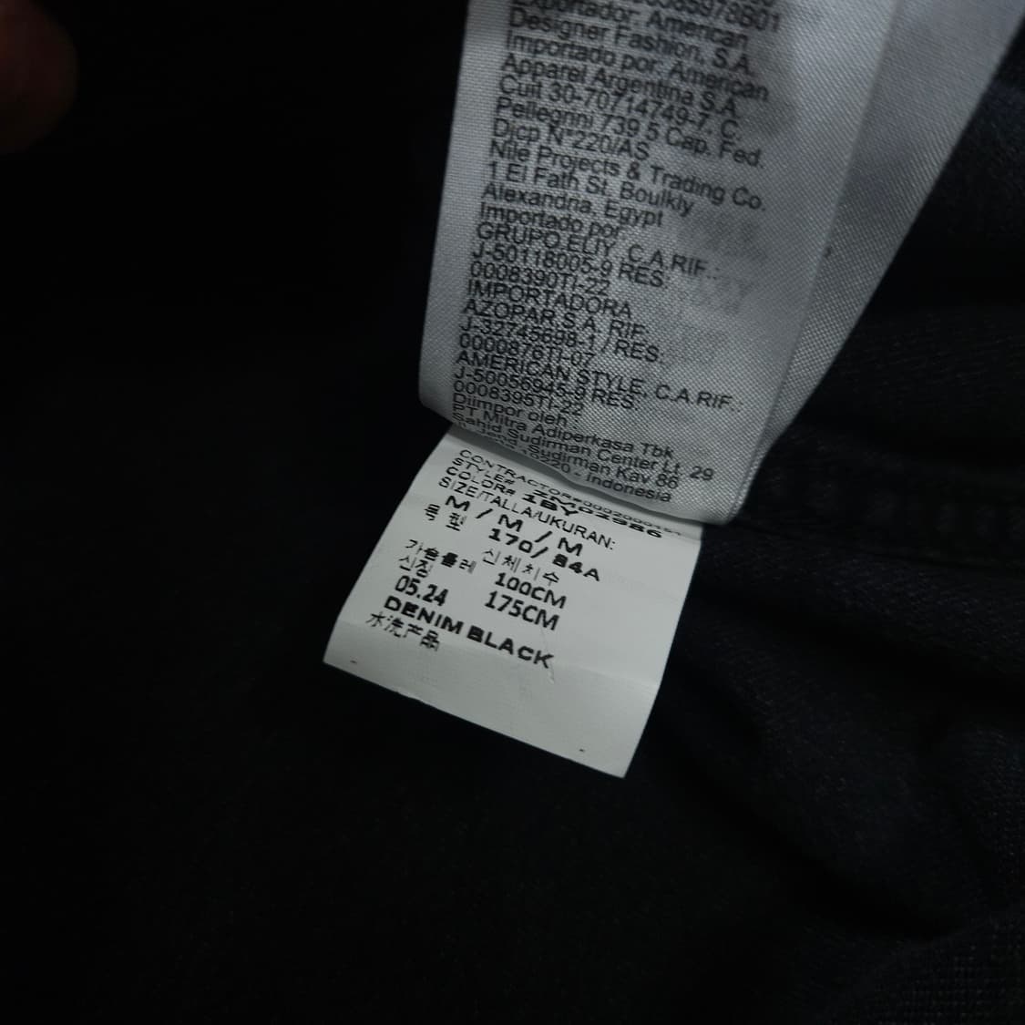 켈빈클라인 흑청 데님 셔츠 M 상품이미지5