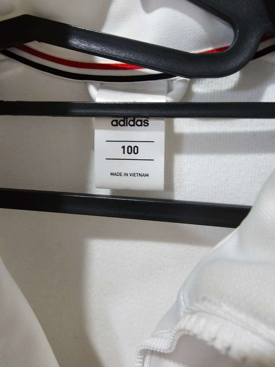 아디다스 희귀 대장급 맨유 흰빨 화이트 트랙탑 저지 져지집업 100/L 상품이미지5