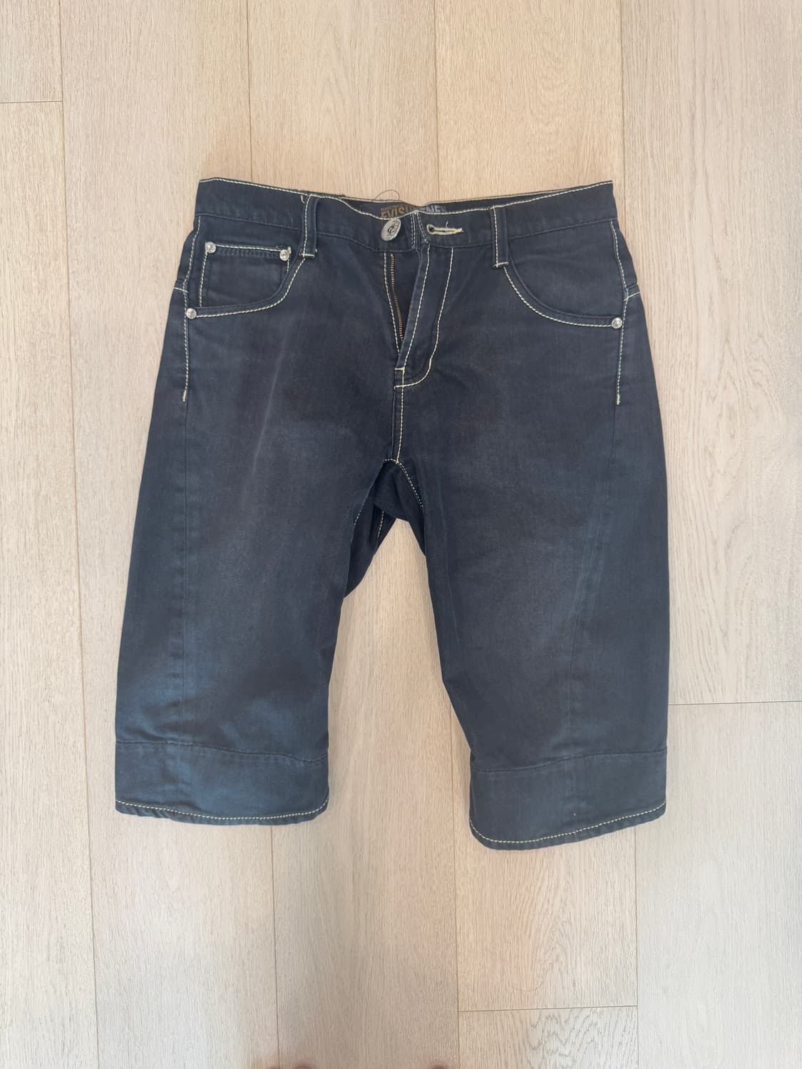 EVISU 빈티지 쇼츠 진 상품이미지1