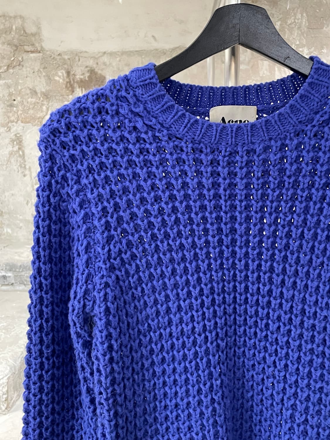 아크네 스튜디오 퍼플 울 크루넥 스웨터 상품이미지2