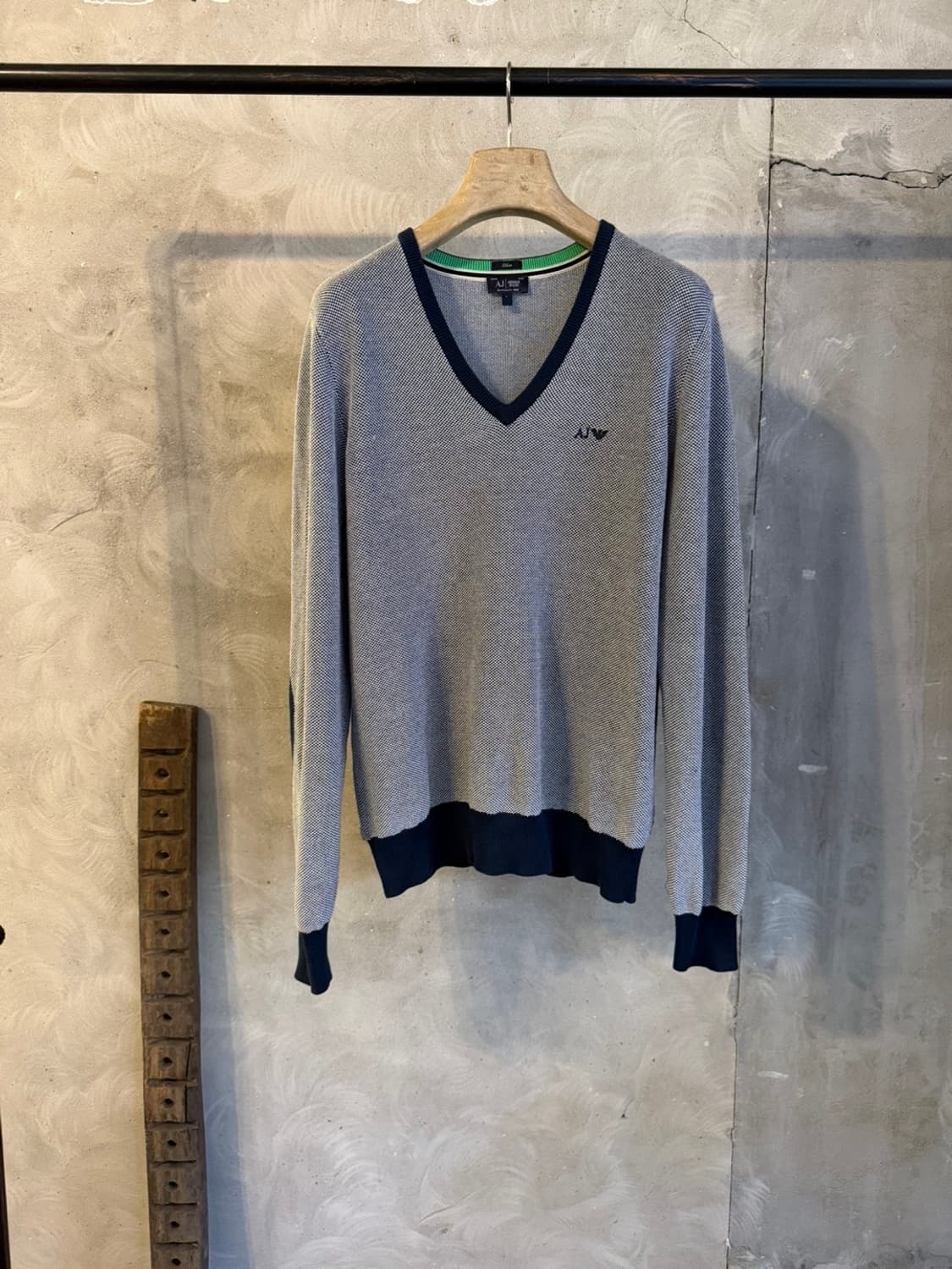 아르마니 브이넥 니트 100 상품이미지9