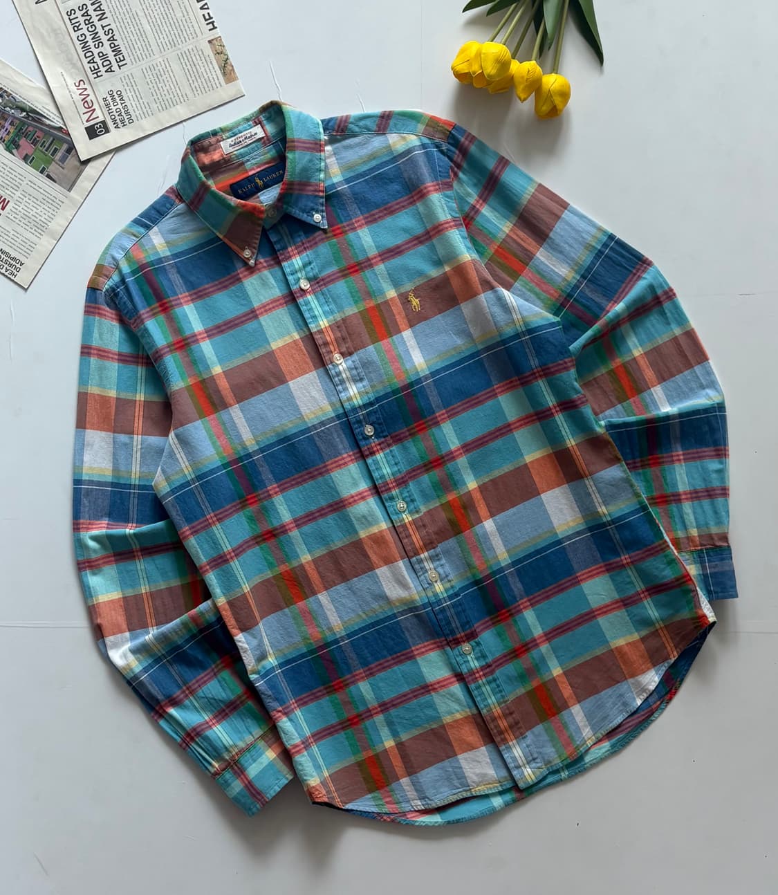 Polo 폴로랄프로렌 마드라스 체크 셔츠 상품이미지1