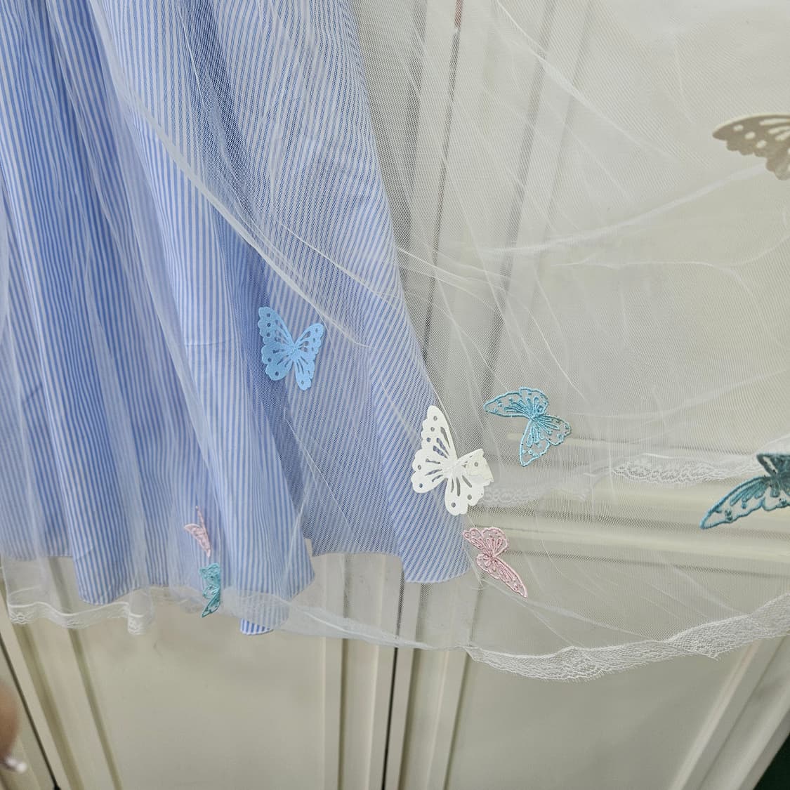 시크릿허니(Secret Honey) 버터플라이 튤 원피스 상품이미지3