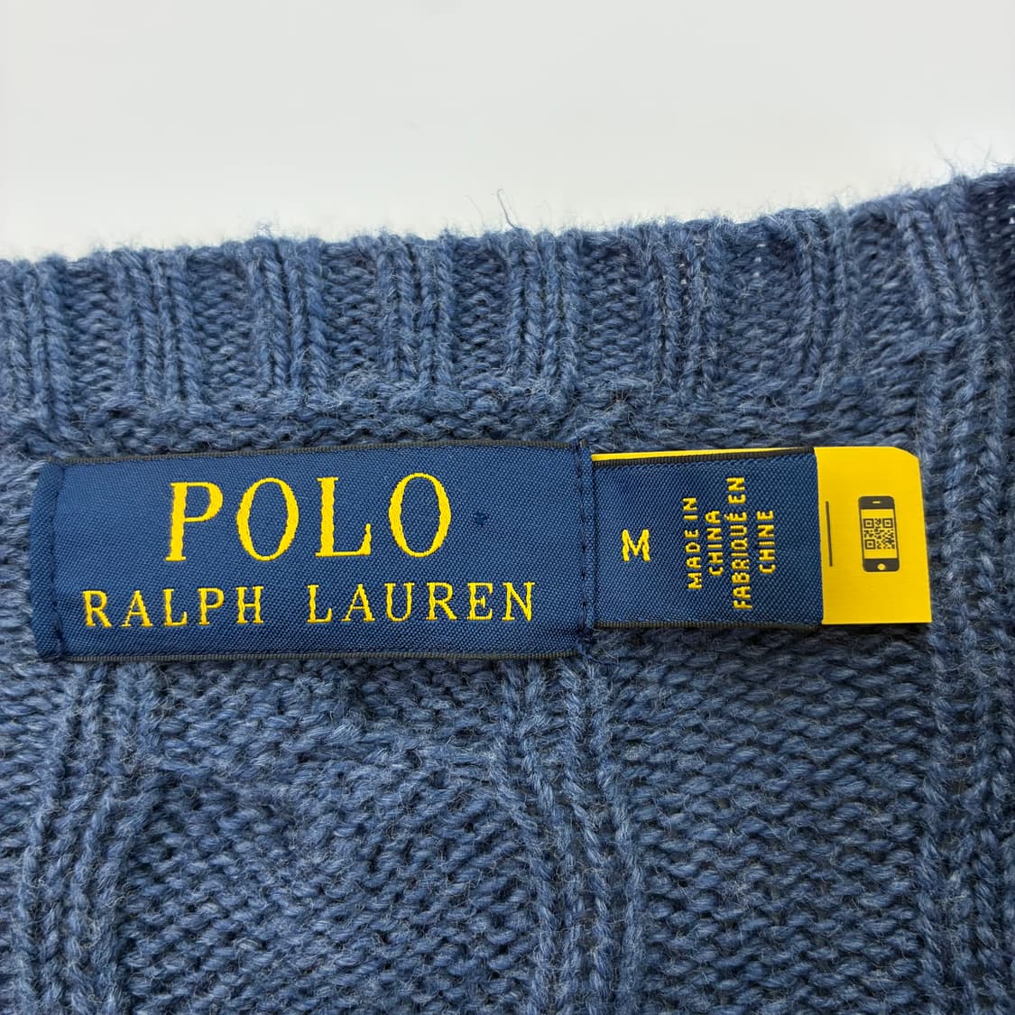 Polo  폴로 랄프로렌 신형 자수 코튼 꽈배기 니트  상품이미지4
