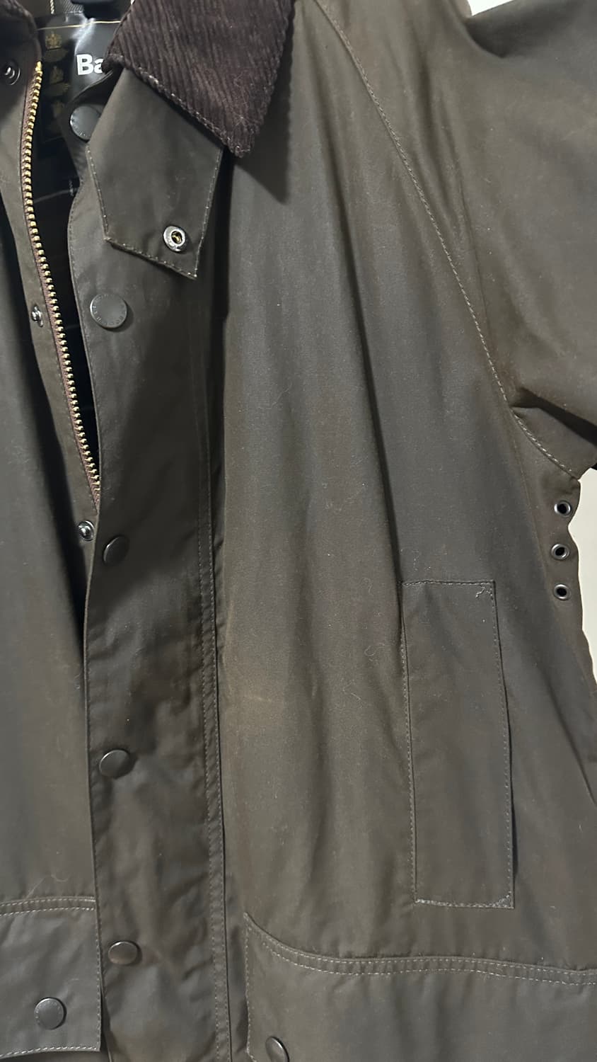 바버 뷰포트 자켓 (Olive, 38) 상품이미지5