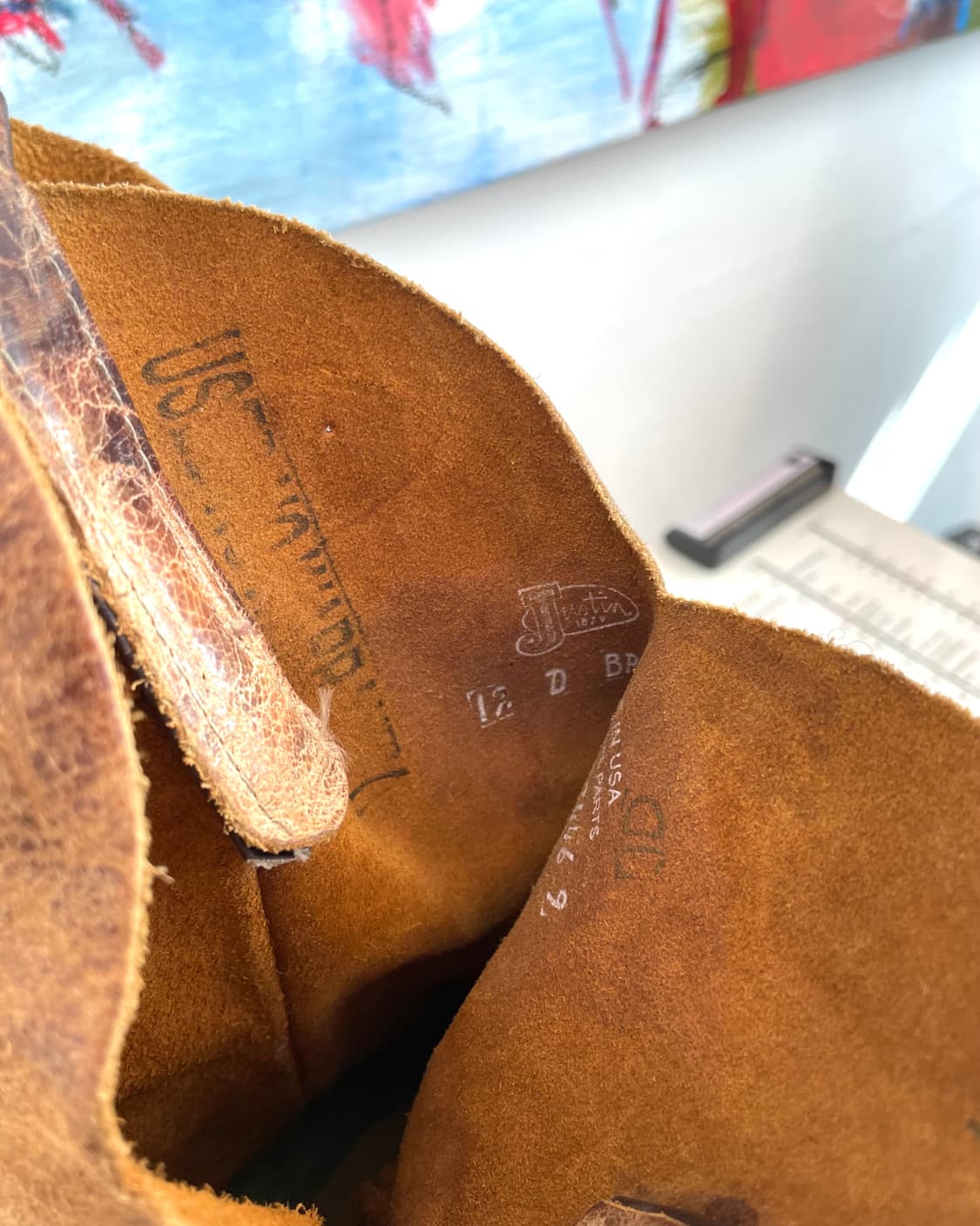 [270] Made in USA  저스틴 웨스턴 부츠 상품이미지9