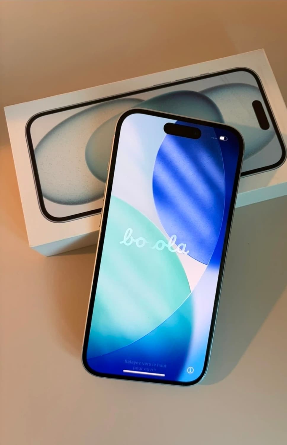 아이폰 15 블루 256 카메라무음 상품이미지1