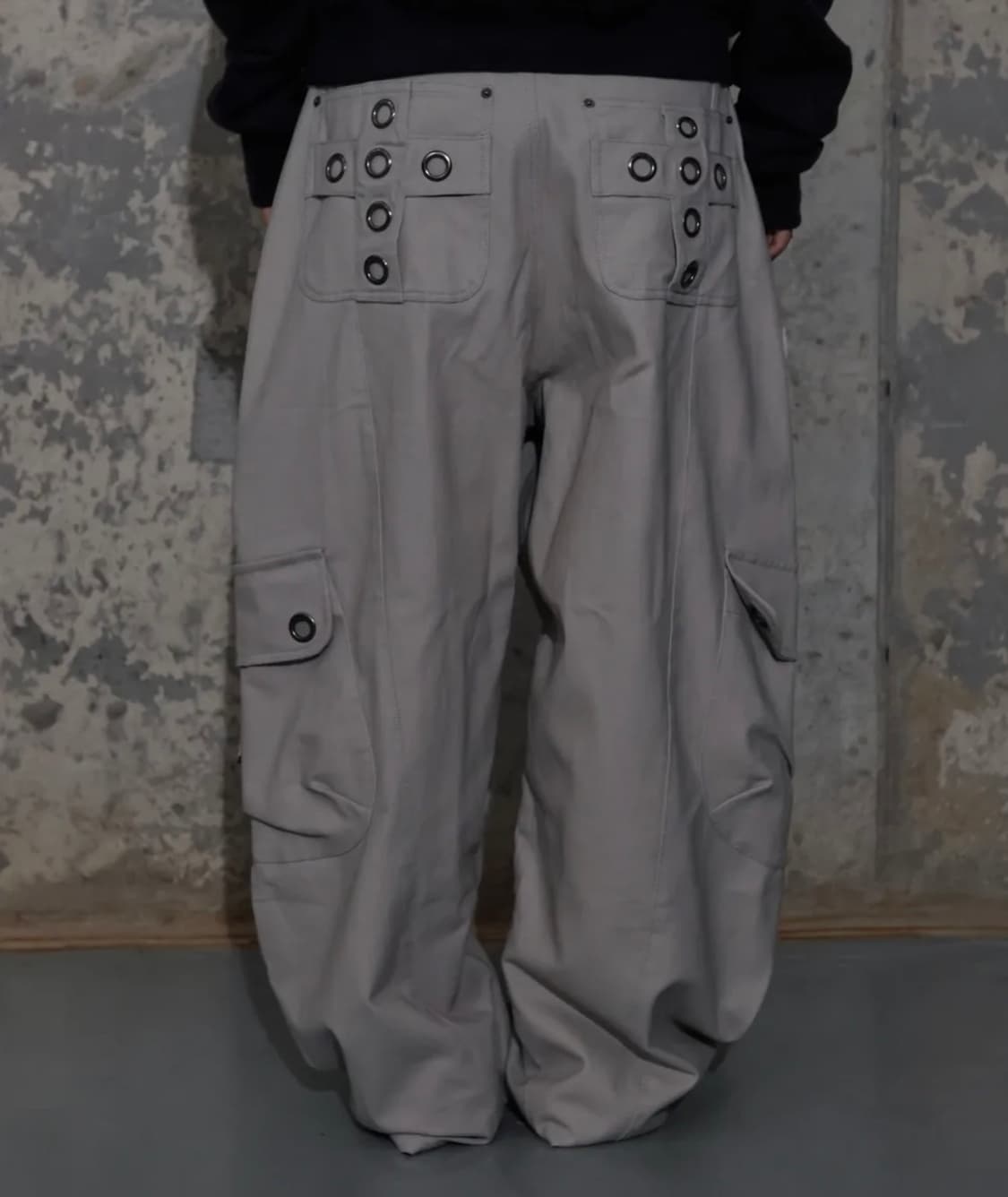 크로스 포켓 카고 팬츠 (PINK BEIGE) 1 size 상품이미지1