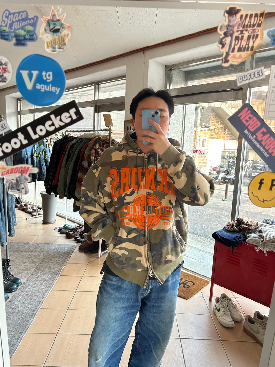 위켄더스 카모 후드집업 상품이미지5