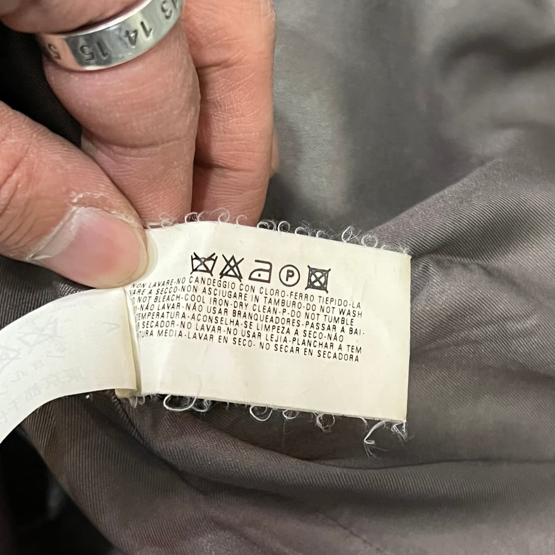  아르마니 진스 울 피코트 y14456 상품이미지8