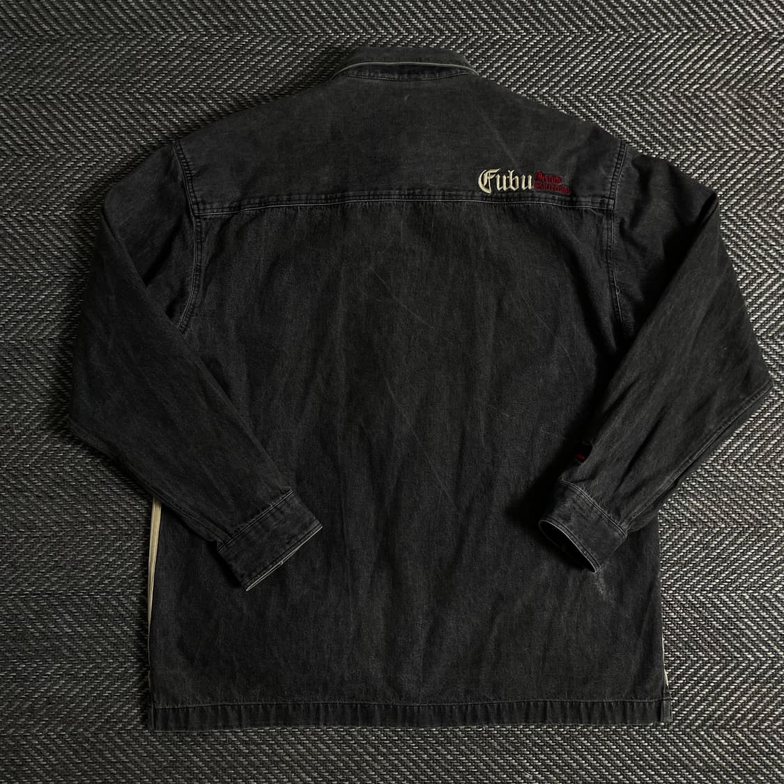 00s 후부 올드스쿨 박시핏 데님 캔버스 셔츠y 3353 상품이미지7