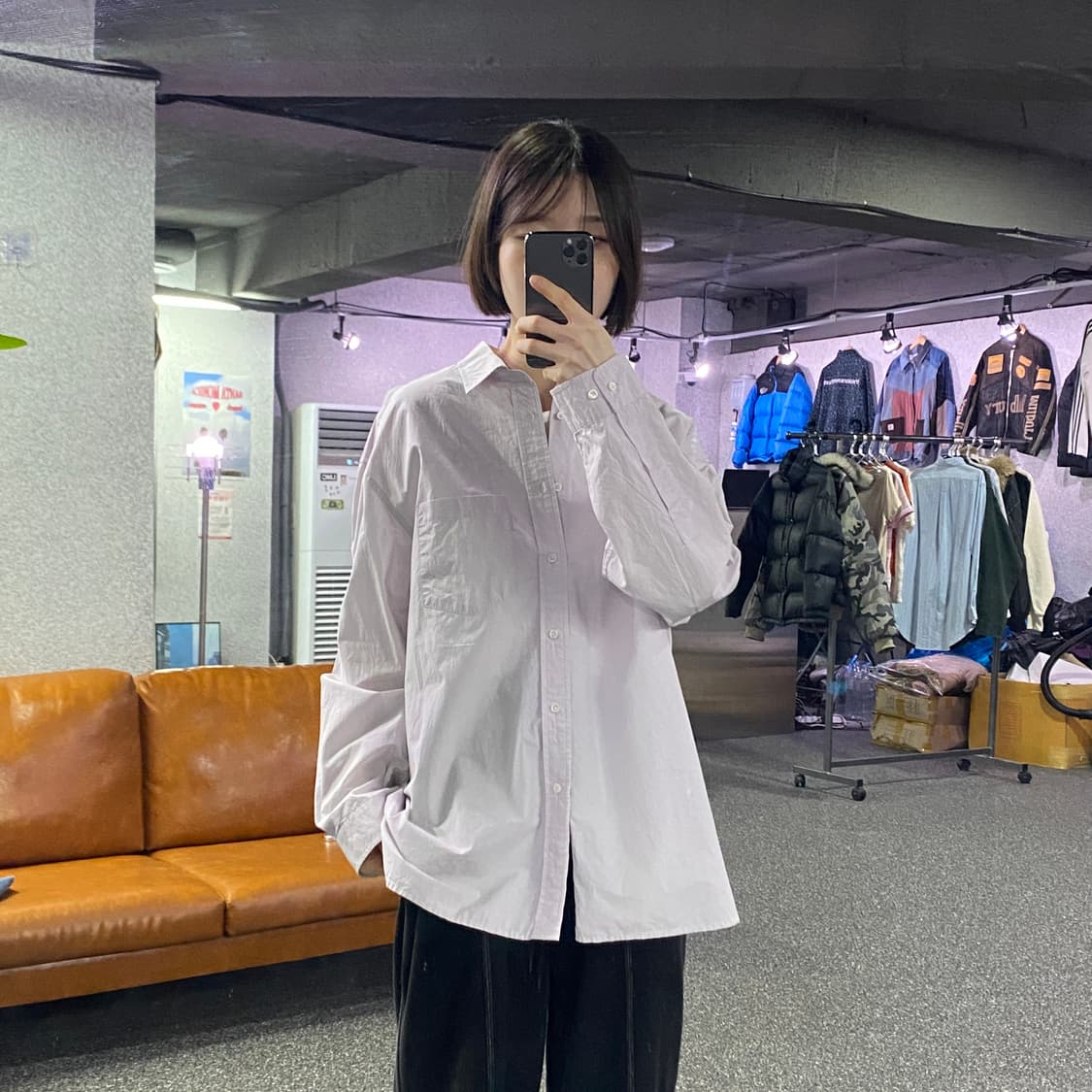 포터리 컴포트 버튼업 셔츠 B3790 상품이미지1