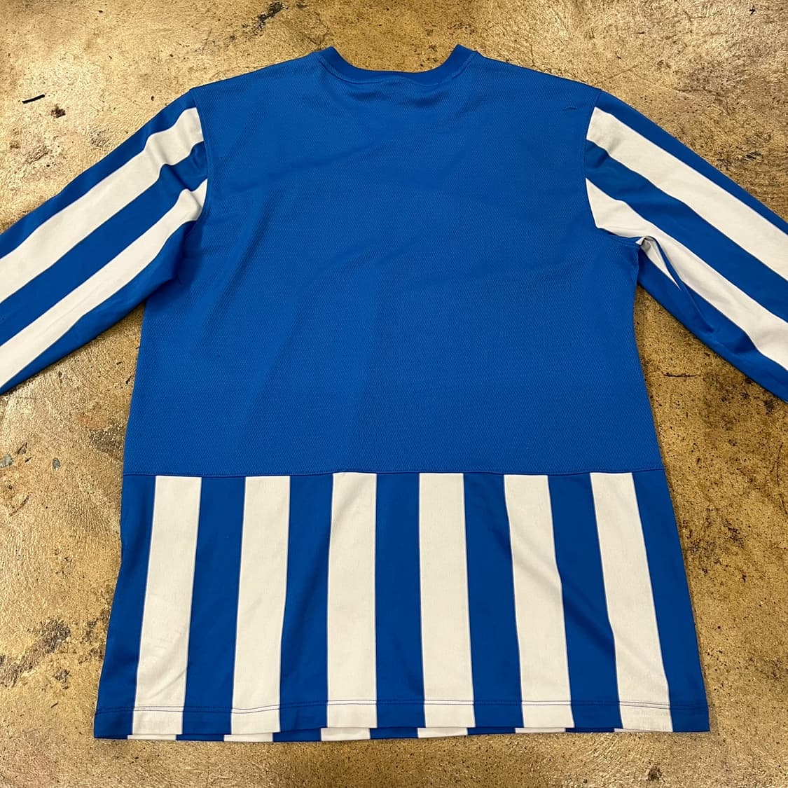 나이키 블루 화이트 포카리 스트라이프 롱슬리브 상품이미지4