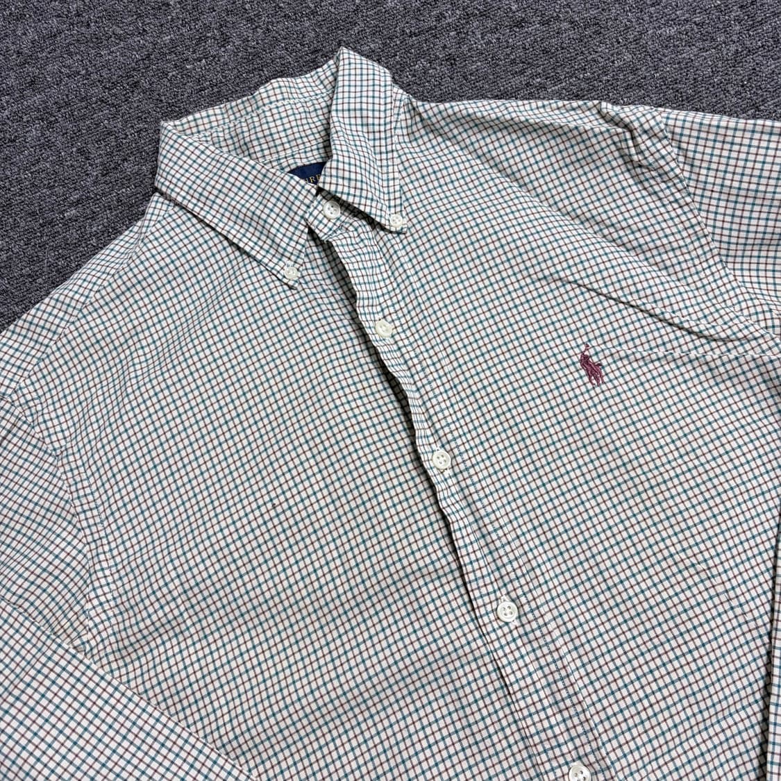 폴로 랄프로렌 커스텀핏 체크 셔츠 상품이미지3