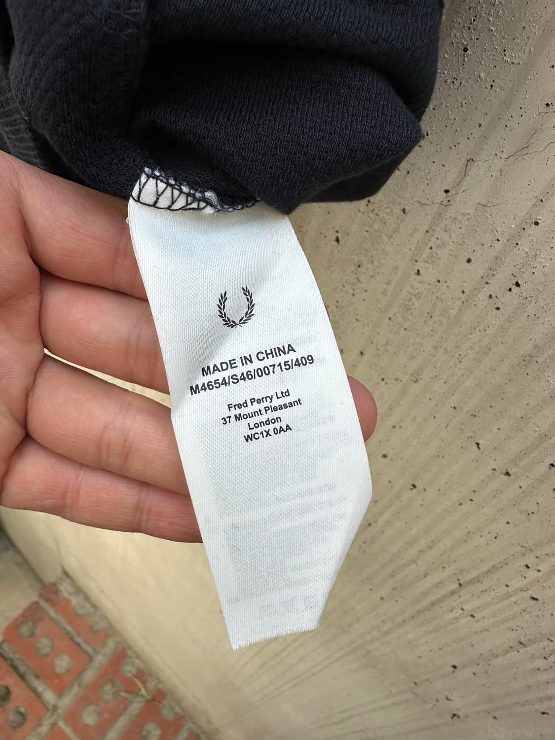 프레드 페리 팁드 커프 피케 라운드 티셔츠 상품이미지7