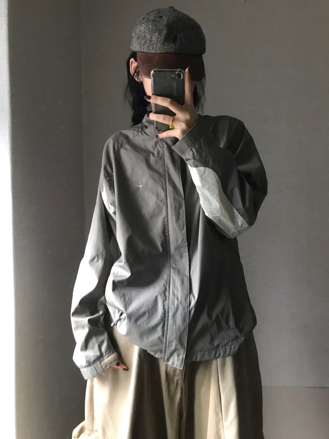 나이키 카키 바람막이 상품이미지2
