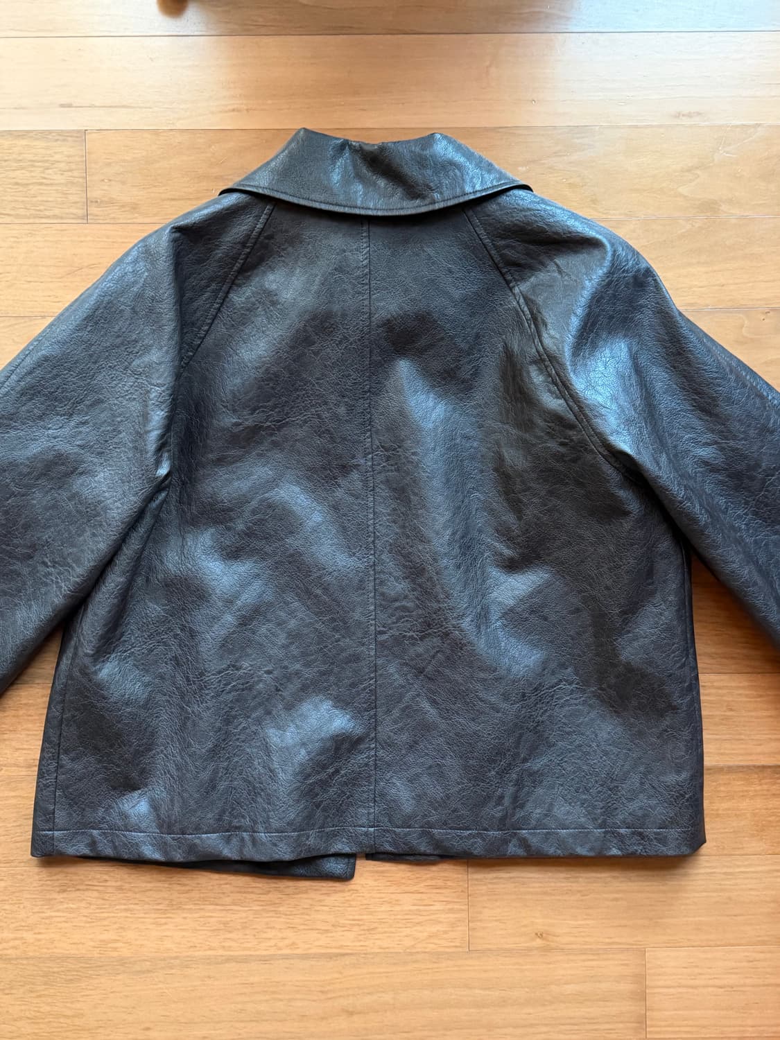 가내스라 베리스 레더자켓 브라운 상품이미지5