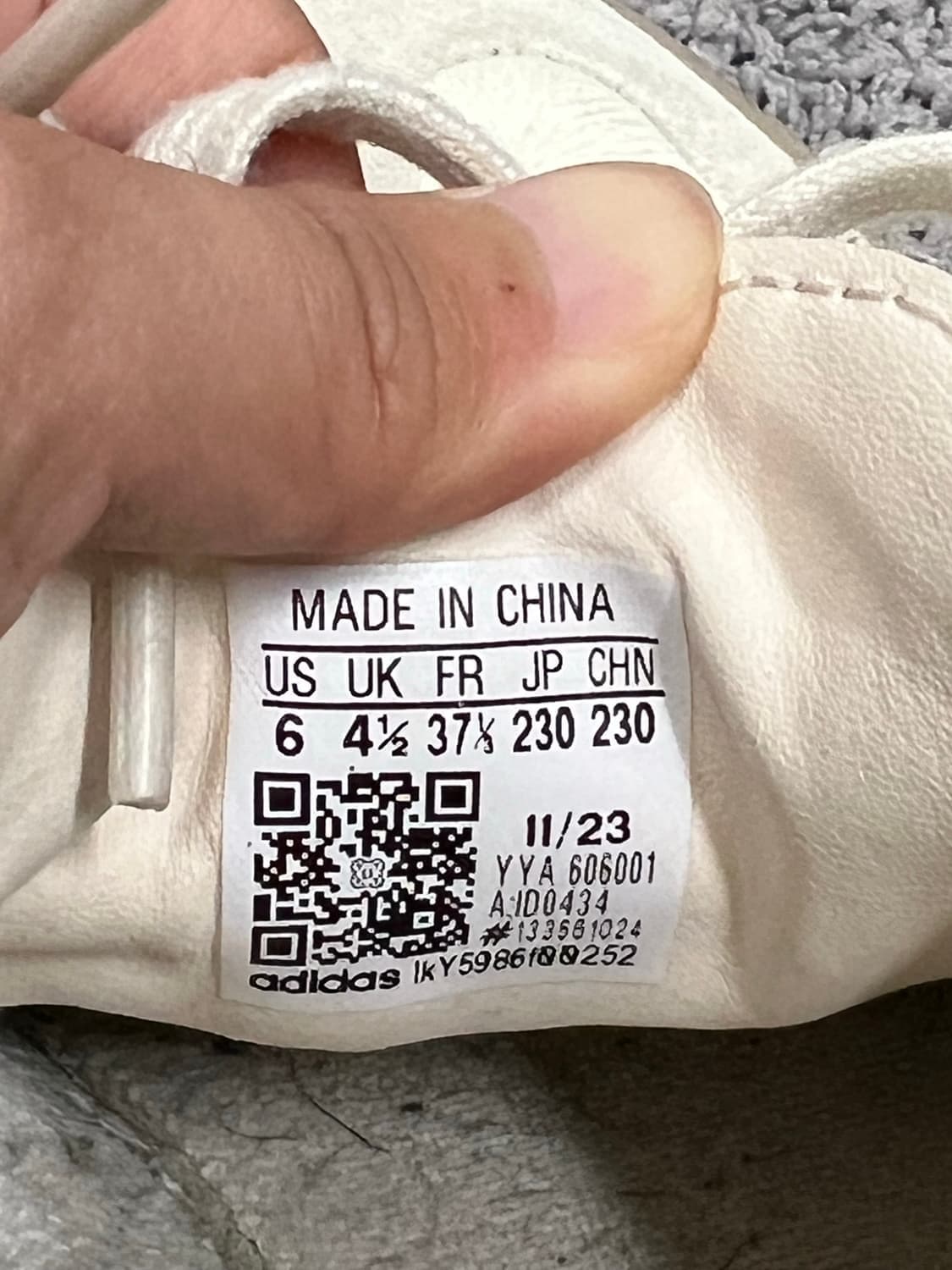 (230) 아디다스 삼배 원더 화이트 실버 메탈릭 상품이미지3