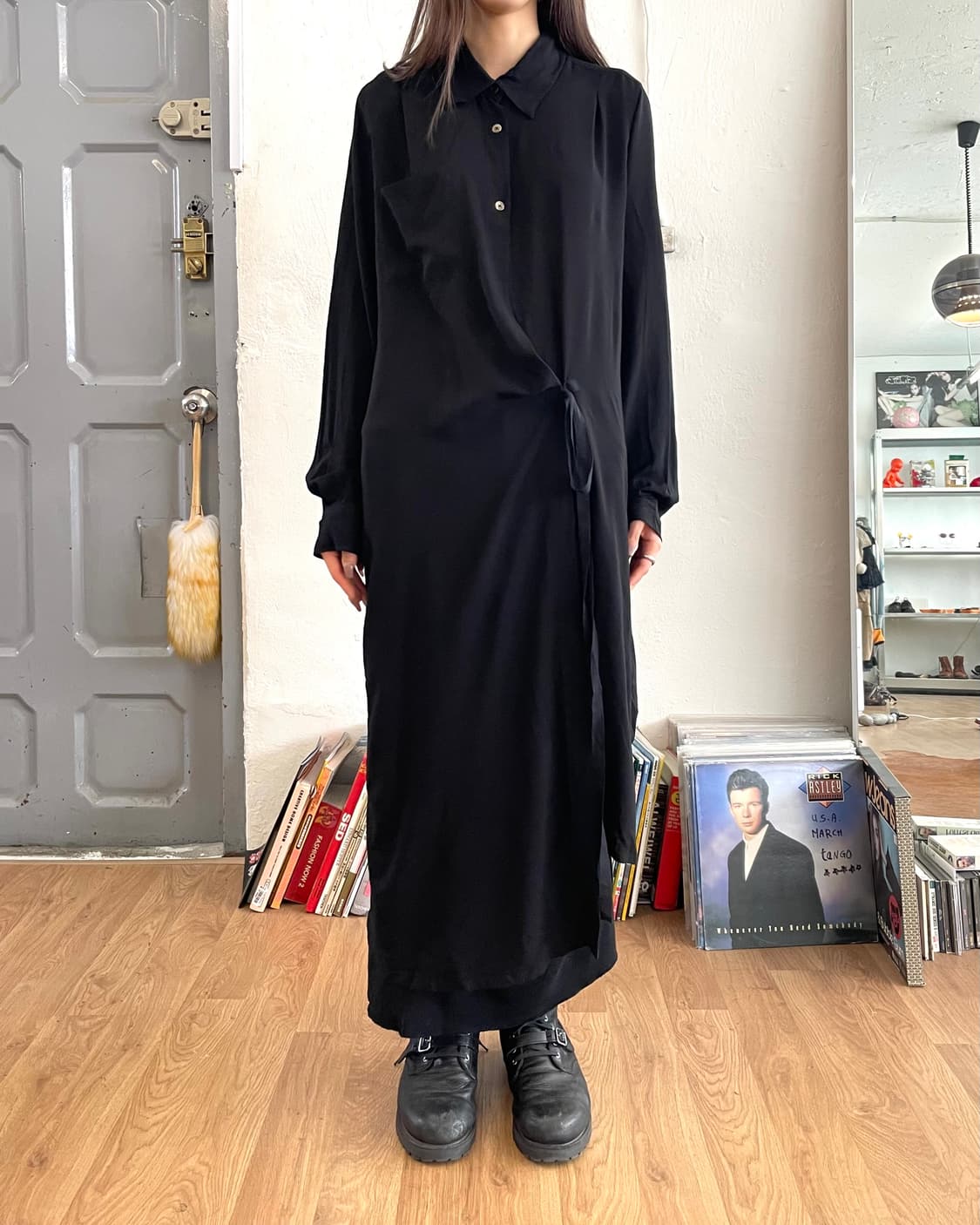 [38] 앤드믤미스터 롱 셔츠 원피스 상품이미지2
