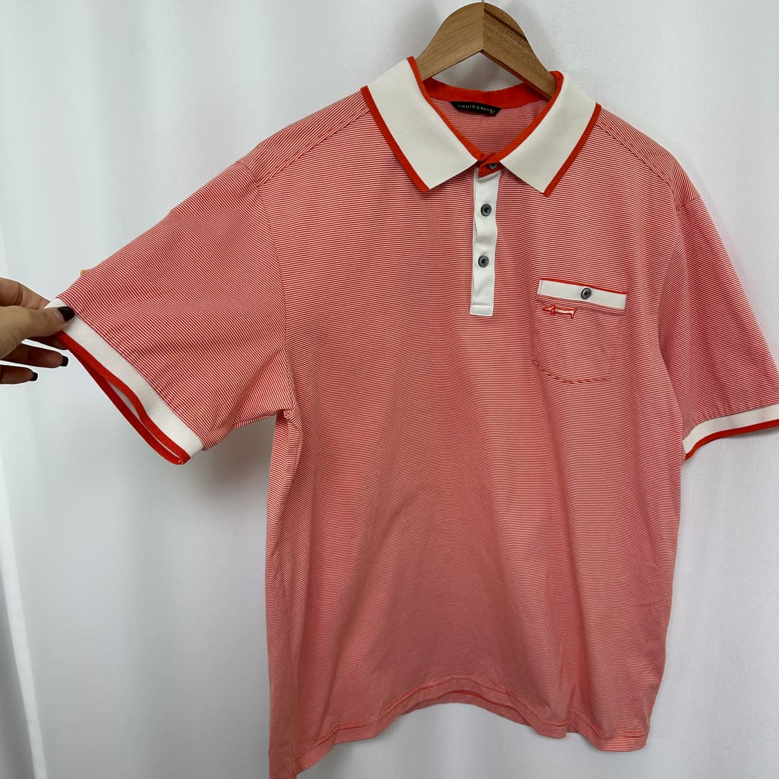 루이까스텔 남자 골프 스판 카라반팔티 빅사이즈 110 상품이미지3