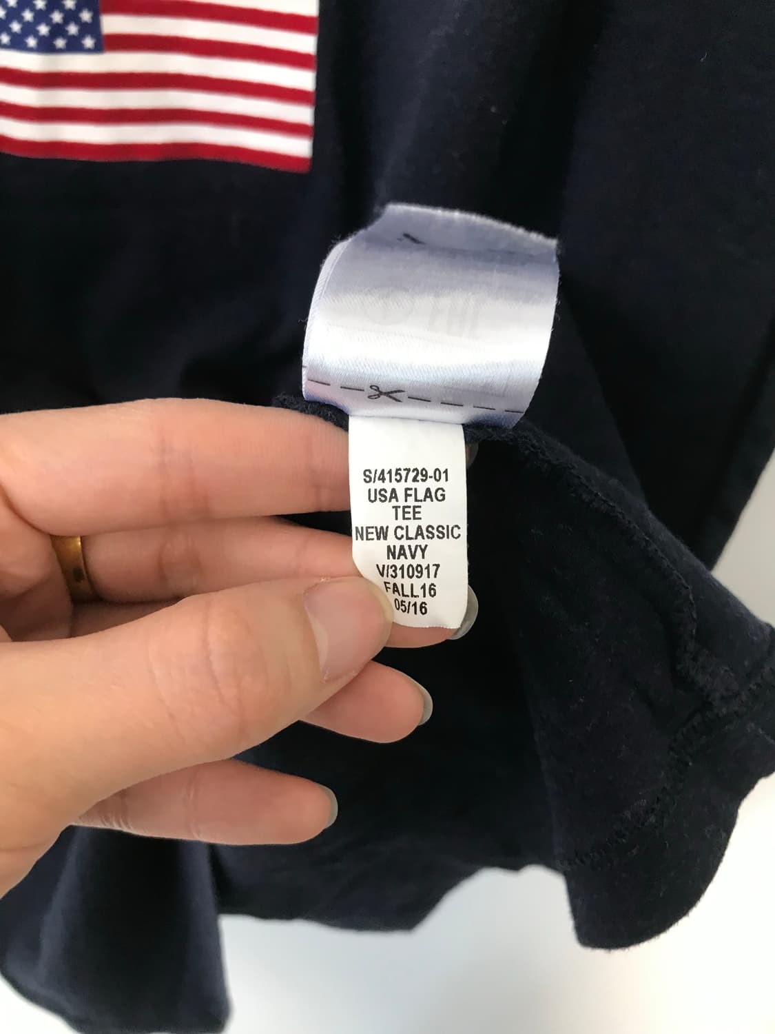 Gap 갭 성조기 네이비 반팔 티셔츠 상품이미지4