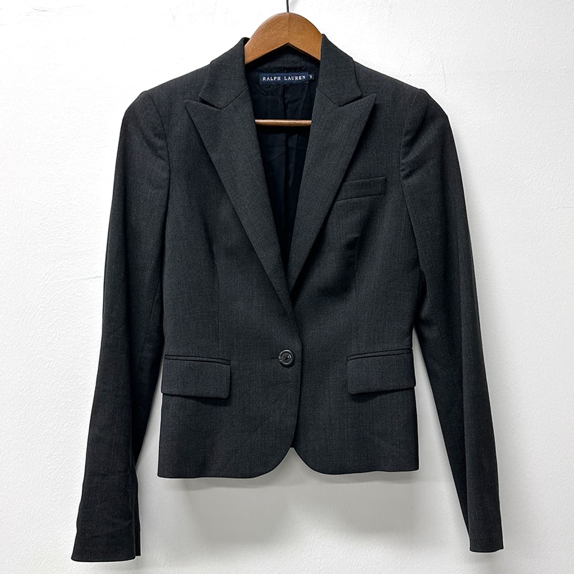 폴로 랄프로렌 울 블레이저 블레이져 자켓 차콜 그레이 여성 9 상품이미지1