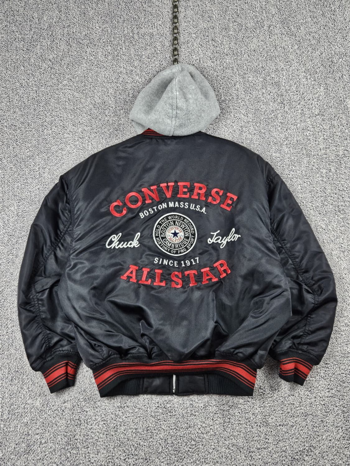 컨버스 올스타 봄버 후드 바시티 자켓 ( L ) / 10112 상품이미지1