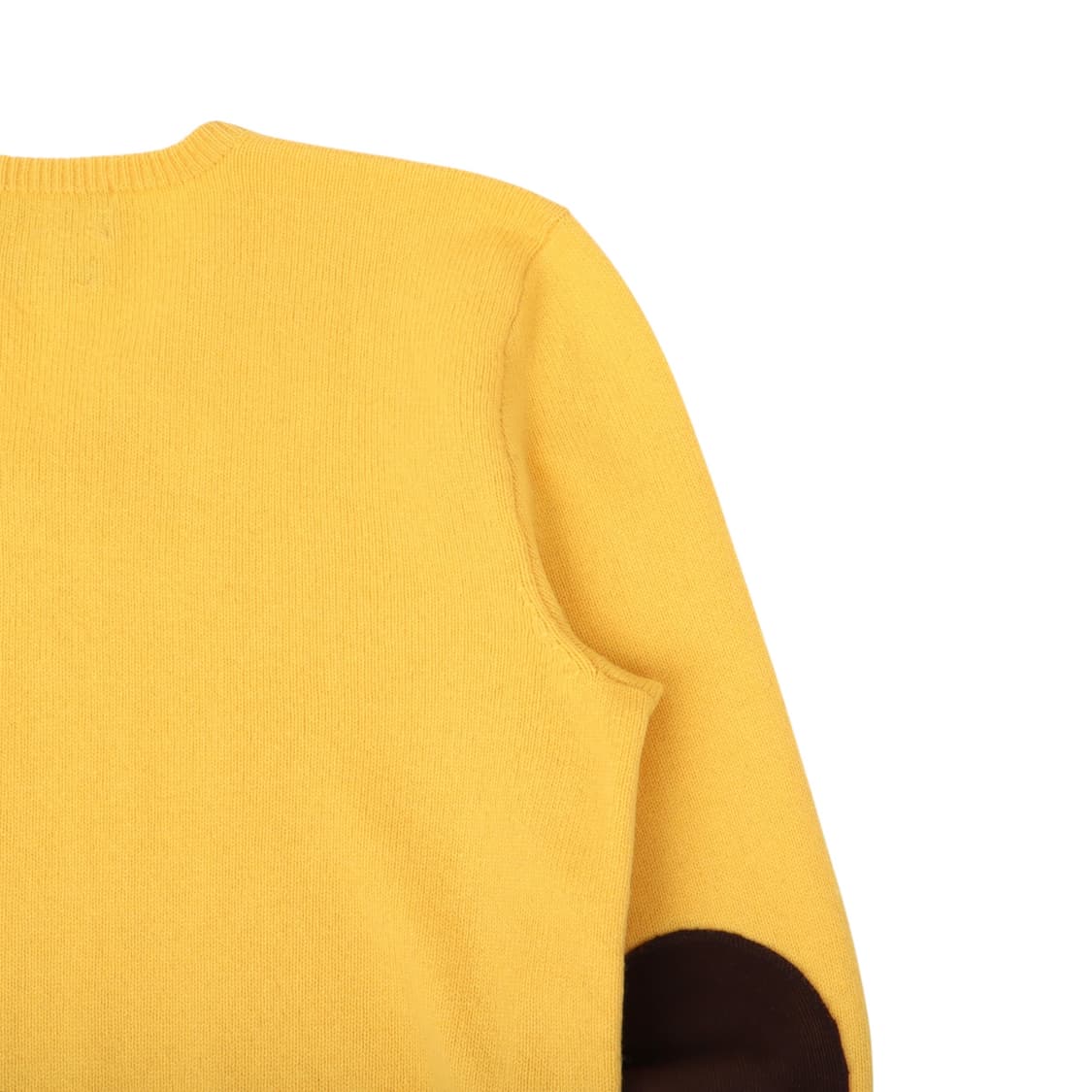 폴로 랄프로렌 옐로우 엘보우패치 브이넥 램스울 니트 상품이미지6