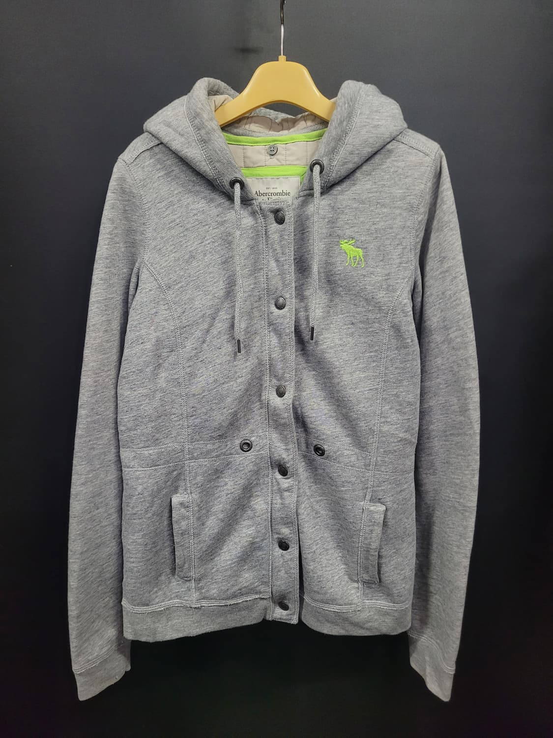 아베크롬비 후드 집업 자켓 누빔 안감 탈부착 가능  상품이미지6