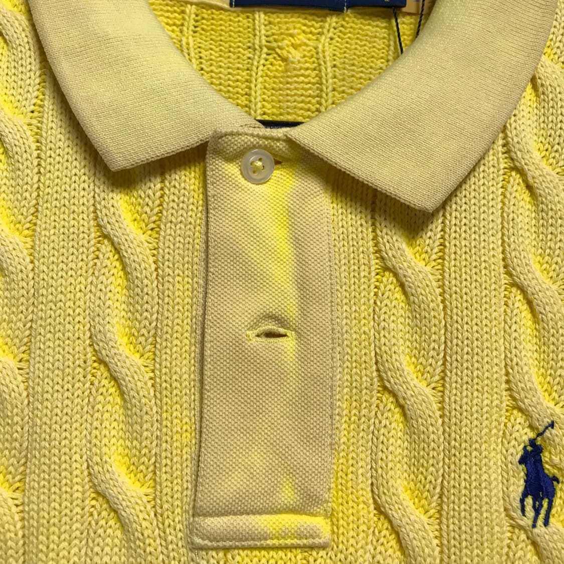 폴로 랄프로렌 QR 케이블 니트 베스트 L(W) 상품이미지5