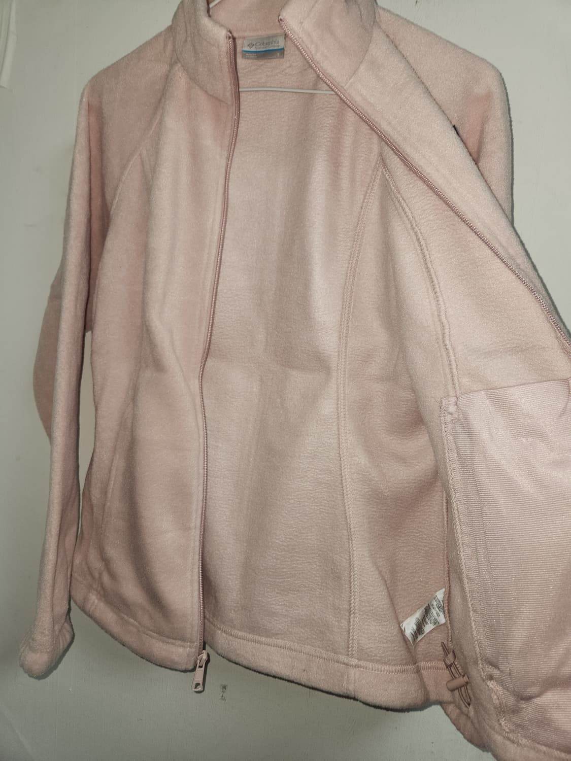컬럼비아 핑크색 여성 플리스 자켓 S 상품이미지3