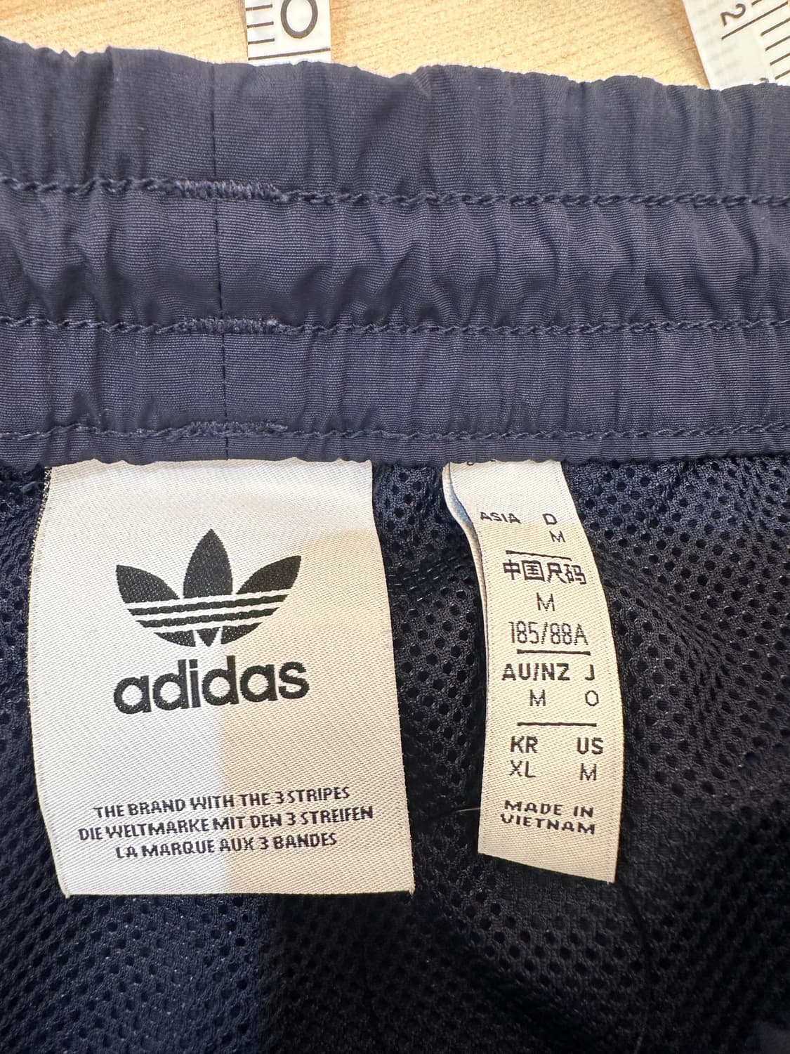 XL) 아디다스 스트라이프 우븐 트랙 팬츠 상품이미지3