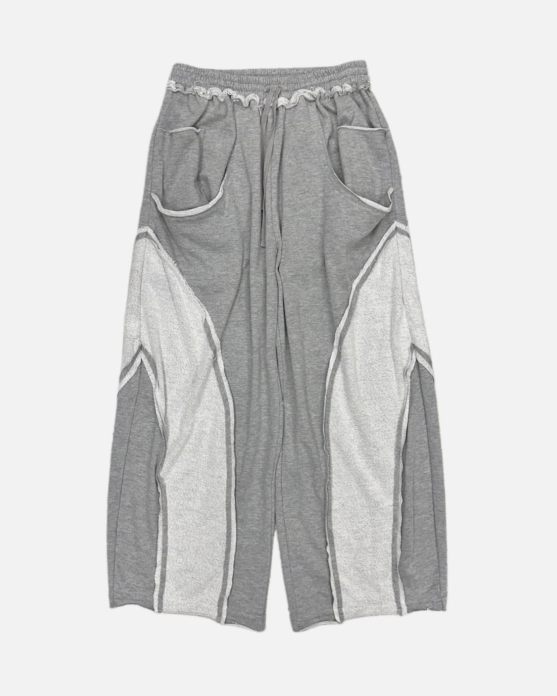 deconstruct wide sweat pants 상품이미지1